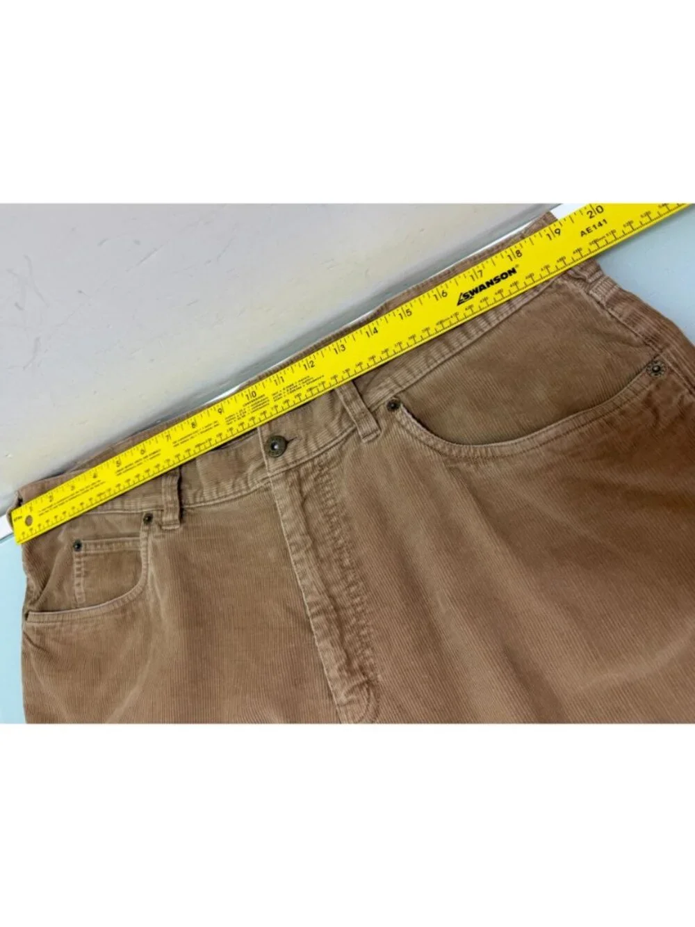 J Crew Corduroy Pants Mens 38X32 Wide Leg Distressed Baggy Y2K Grunge Skater